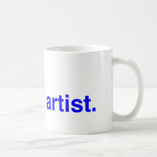 Jag är konstnär. kaffemugg