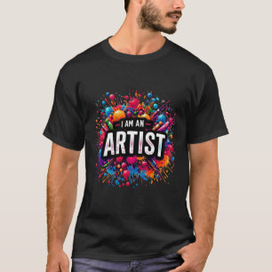 Jag är konstnär Målare TECKNING Konstlärare T Shirt