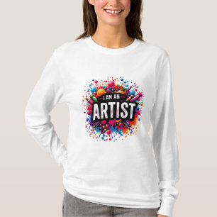 Jag är konstnär Målare TECKNING Konstlärare T Shirt