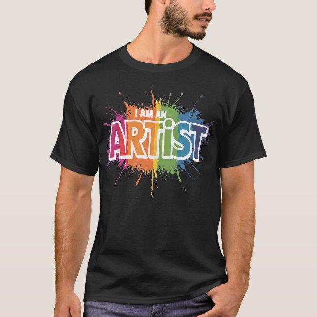 Jag är konstnär t shirt (Framsida)
