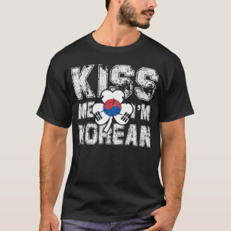 Jag är koreansk Underbar Saint patrick Dag T Shirt