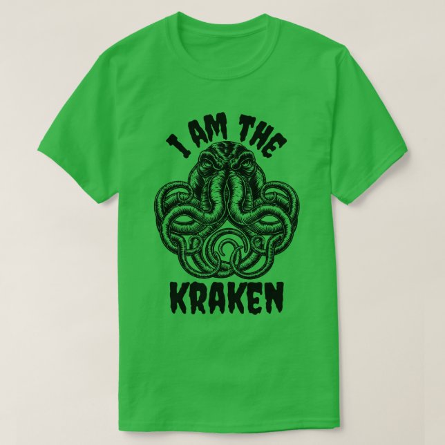 Jag är kraken 2 t shirt (Design framsida)