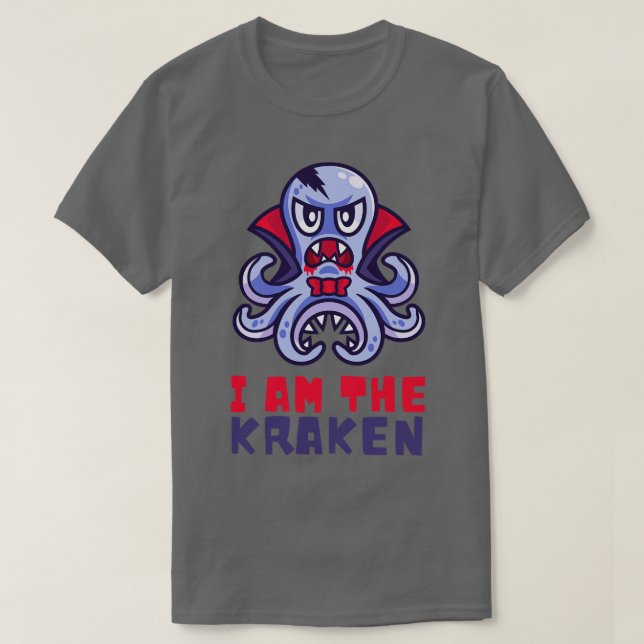 Jag är kraken 4 t shirt (Design framsida)