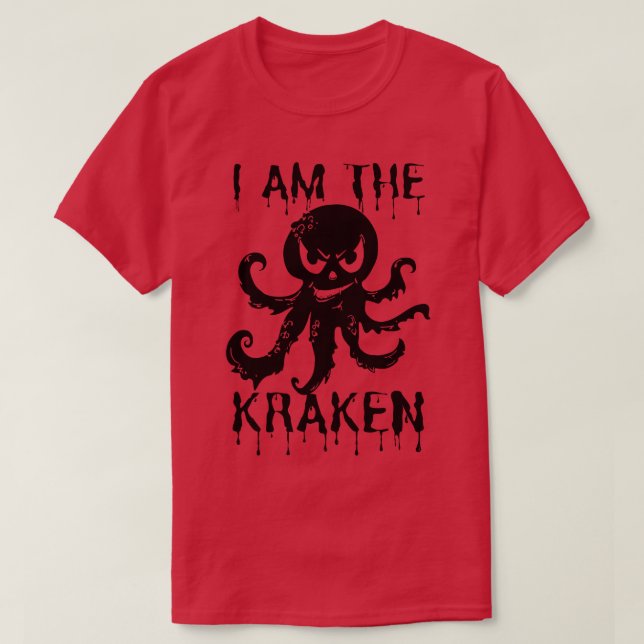 Jag är kraken 5 t shirt (Design framsida)