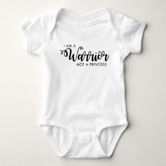 Jag är krigare än Princess Baby Shirt T-shirt