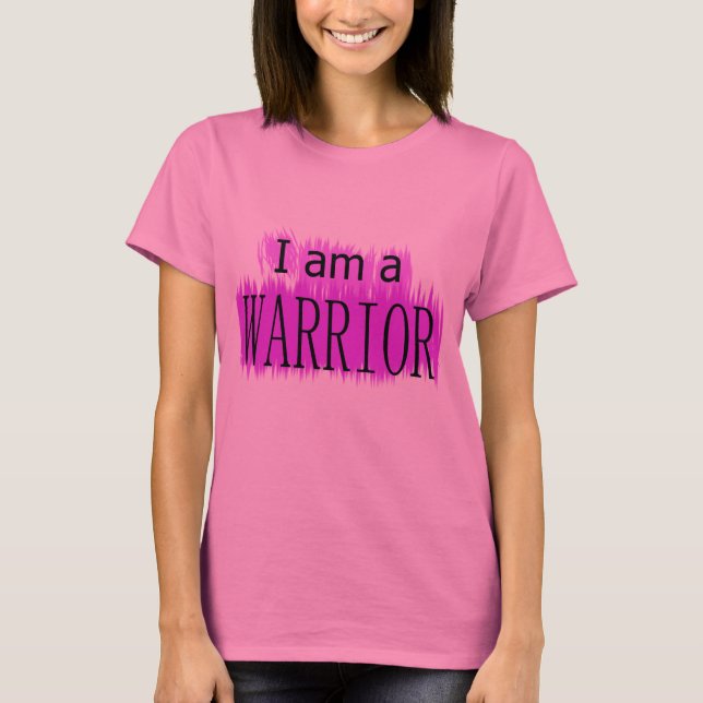 Jag är krigare t shirt (Framsida)
