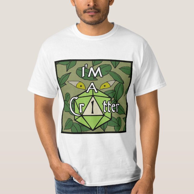 Jag är kritiker t shirt (Framsida)
