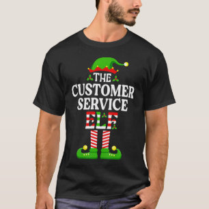 Jag är kundtjänst Elf Shirt-julfamn T Shirt