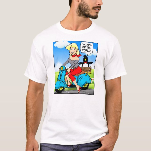 Jag är Kung i världen T-shirt (Framsida)