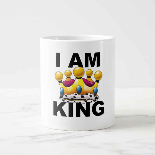 Jag är kung jumbo mugg (Framsidan)