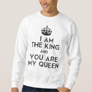 Jag är Kung och du är min drottning Lång Ärmad Tröja