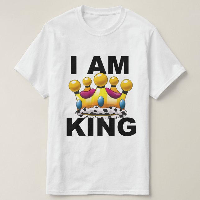 Jag är Kung T Shirt (Design framsida)