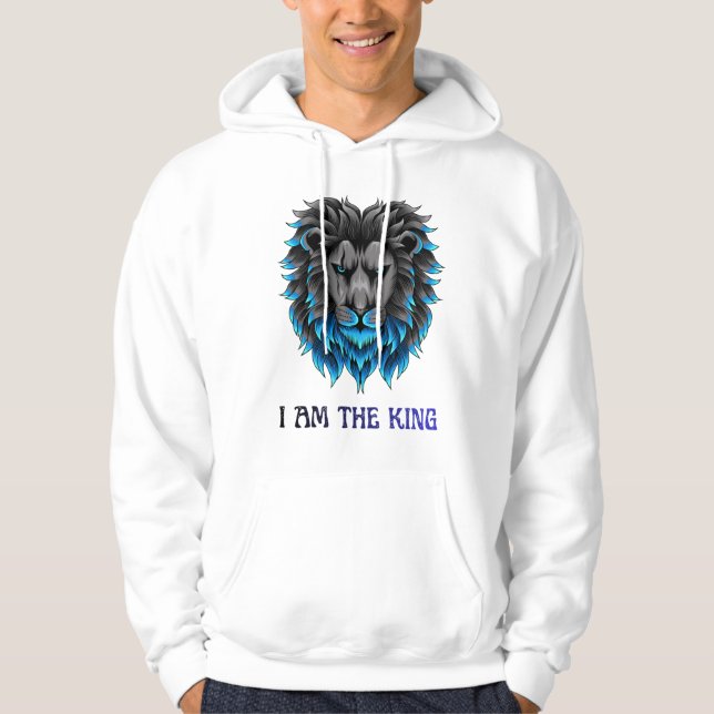 Jag är kungen1 hoodie (Framsida)
