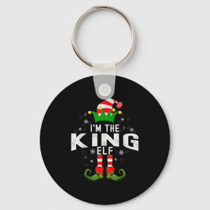 Jag är kungens tomte jul familj Pjs kostym Nyckelring