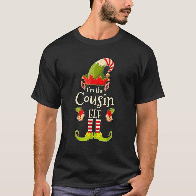 Jag är Kusinälvgruppen God Jul Matchande  T Shirt (Framsida)