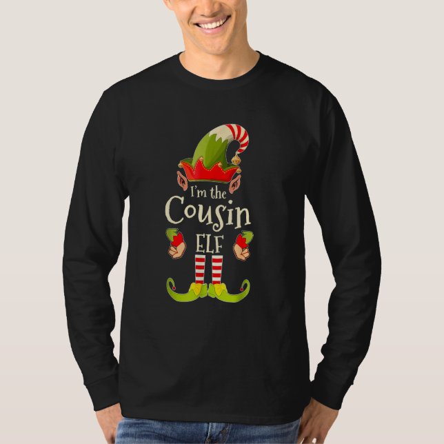 Jag är Kusinälvgruppen God Jul Matchande  T Shirt (Framsida)