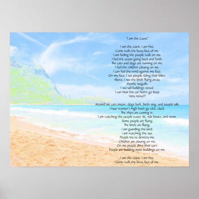 Jag är Kusten Poster (Framsidan)