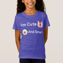 Jag är kute och smarta husdjur - Hund T Shirt