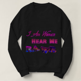 Jag Är Kvinna Hör Mig RAWR Tee