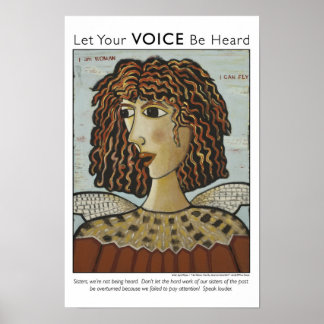Jag är kvinna, jag kan Poster Fly Bird