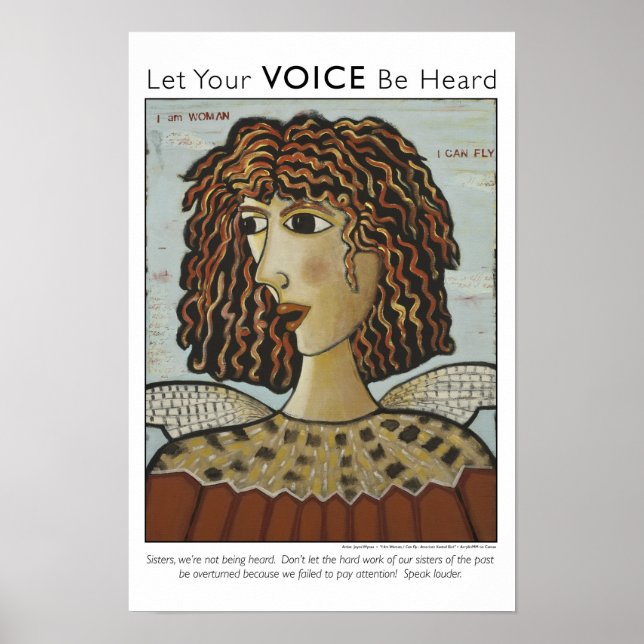 Jag är kvinna, jag kan Poster Fly Bird (Framsidan)