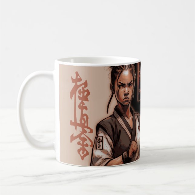 Jag är Kyokushin, Obestörbar, Oövervinnerlig Kaffemugg (Vänster)