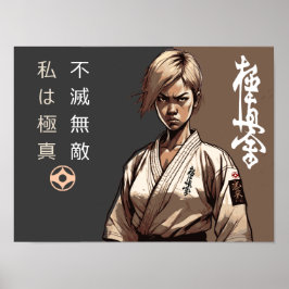 Jag är Kyokushin, Obrytbar, Ostoppbar Poster