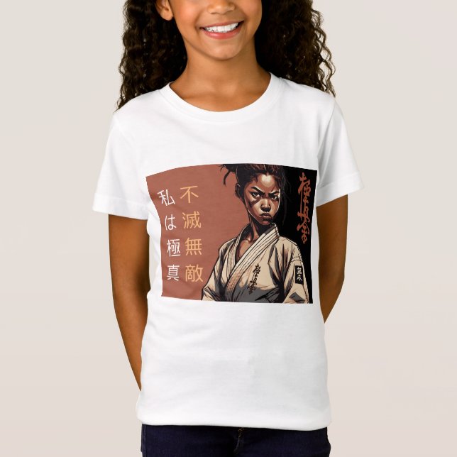 Jag är Kyokushin, oförstörbar, ostoppbar T Shirt (Framsida)
