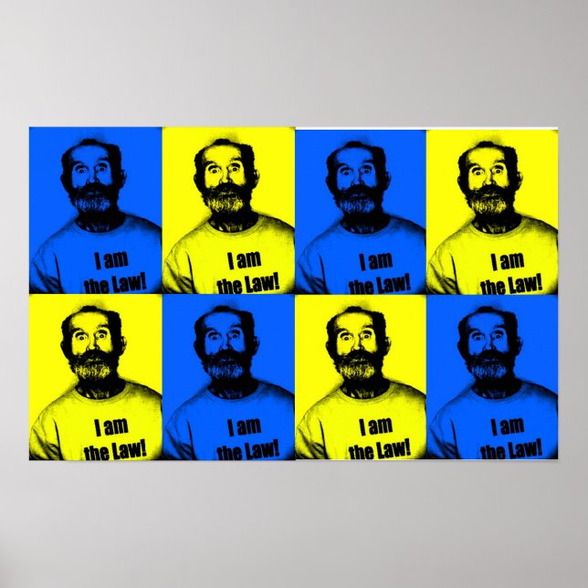 JAG ÄR LAGEN! POSTER (Framsidan)