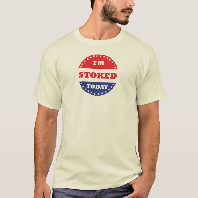 Jag är lagrad idag t shirt (Framsida)