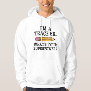 Jag är lärare hoodie