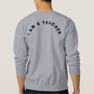 Jag är lärare - Proud Educator Quote Gift Lång Ärmad Tröja