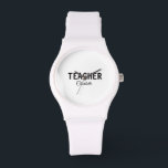 Jag är lärarskola Collegeadd, din namntext simp Armbandsur<br><div class="desc">Enkla mallar för yrket</div>
