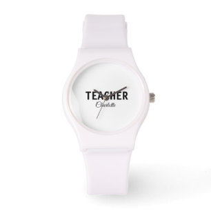 Jag är lärarskola Collegeadd, din namntext simp Armbandsur