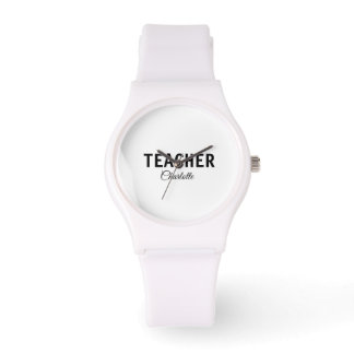 Jag är lärarskola Collegeadd, din namntext simp Armbandsur