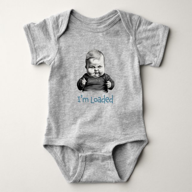 Jag är lastad! - Lustigt T Shirt (Framsida)