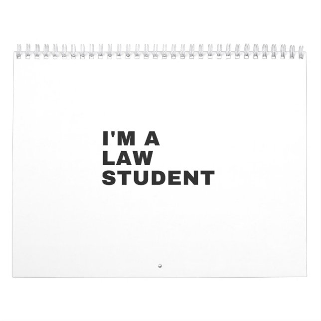 JAG ÄR LAW STUDENT KALENDER (Omslag)