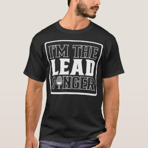Jag är ledande sångare Karaoke Singing Sång Choir T Shirt