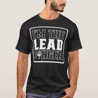 Jag är ledande sångare Karaoke Singing Sång Choir T Shirt