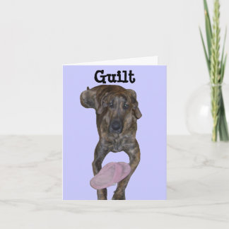 "Jag är ledsen" anteckningskort