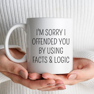 Jag är ledsen att jag har förolämpat dig med att a kaffemugg