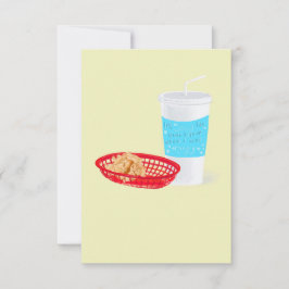 Jag är ledsen för vad jag sa när jag var Hungrig G Tack Kort