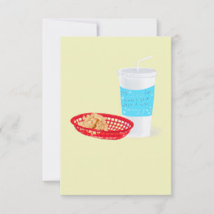 Jag är ledsen för vad jag sa när jag var Hungrig G Tack Kort