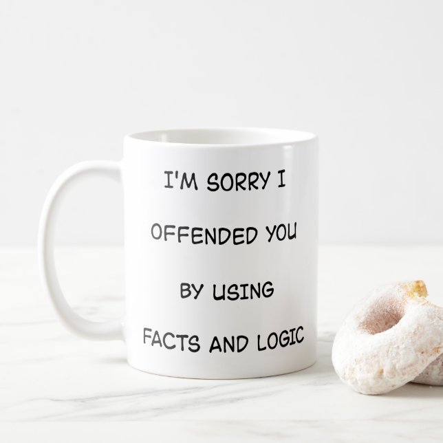 jag är ledsen kaffemugg (Med munk)