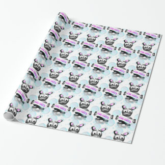 Jag är ledsen tecknad kanin presentförpackning, ur presentpapper