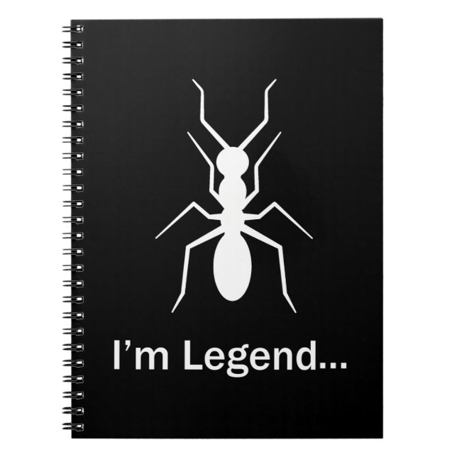Jag är legend anteckningsbok (Framsidan)