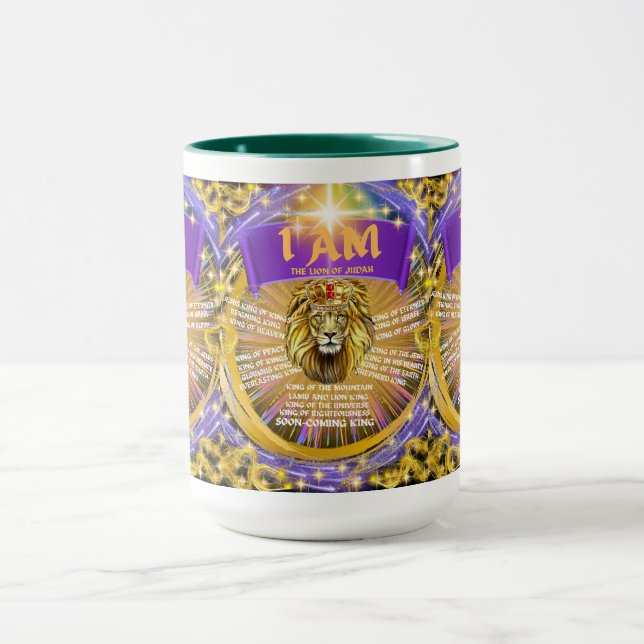 Jag är Lejon till Judah Coffee Mugg (Center)