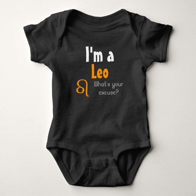 Jag är Leo, vad är din ursäkt? T Shirt (Framsida)