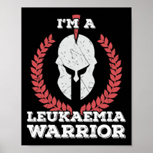 Jag är Leukemi Warrior Leukemia Awareness Poster