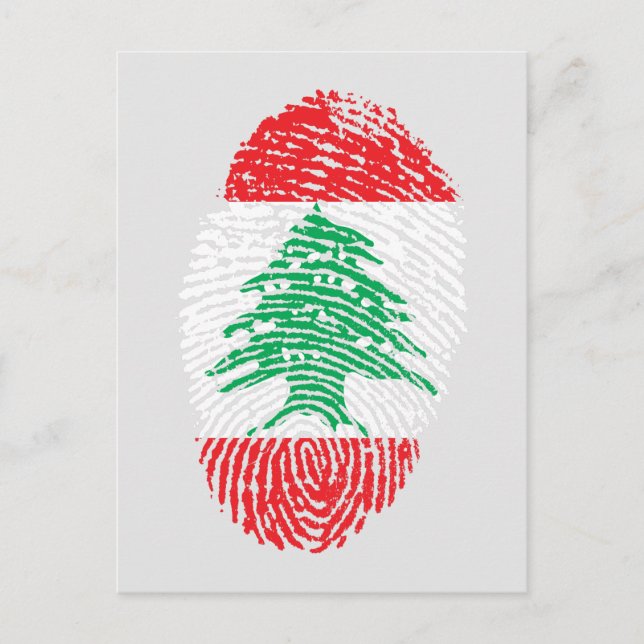 Jag är libanesiskt vykort (Framsida)